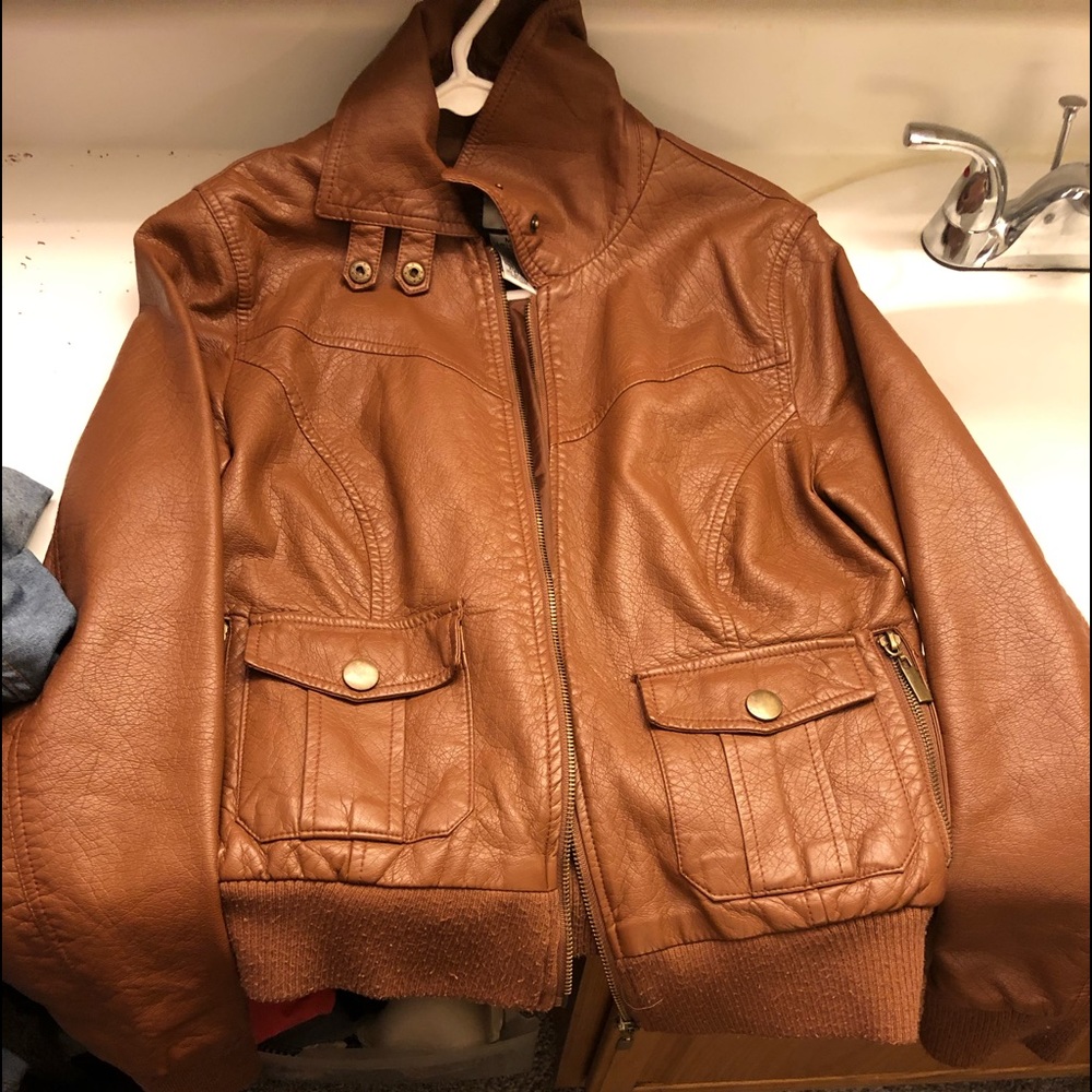Leather jacket